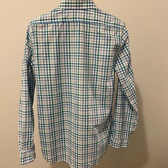 Express Button Up Modern Fit Medium Dress Shirt - Picture 7 of 8